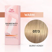 Wella Shinefinity Zero Lift Glaze Demi-Permanent 2oz & Point-Tail Plastic Comb (Bundle)