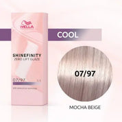 Wella Shinefinity Zero Lift Glaze Demi-Permanent 2oz & Point-Tail Plastic Comb (Bundle)