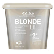 Joico Blonde Life lightening powder container on a white background