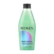 Redken Clean Maniac conditioner bottle on a white background