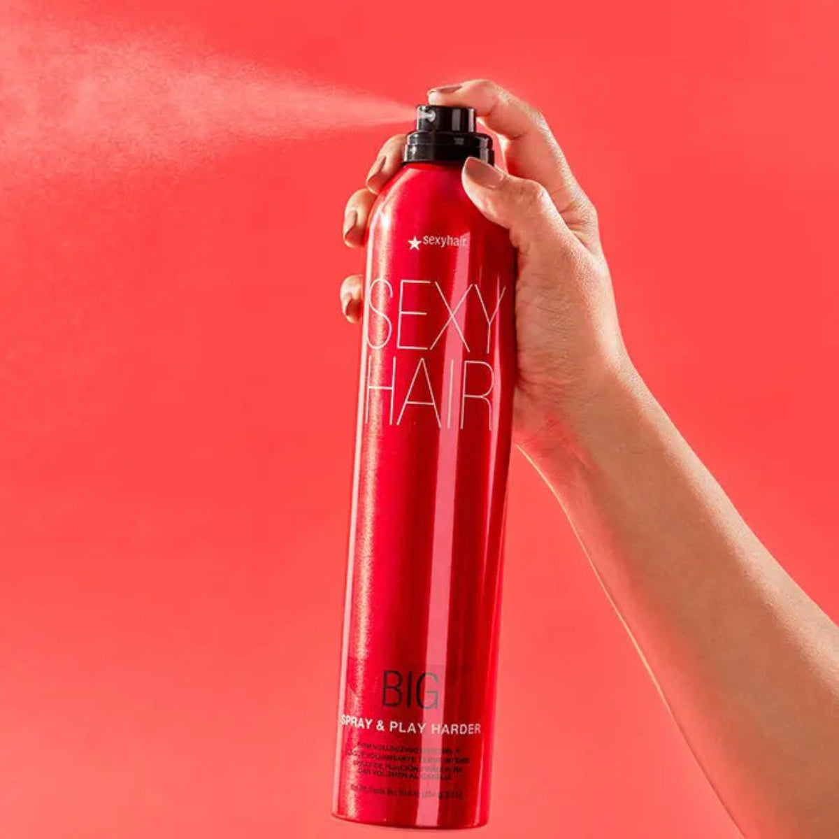 Sexy Hair Spray & Play Harder Firm Volumizing Hairspray for Long Lasting Hold & Volume