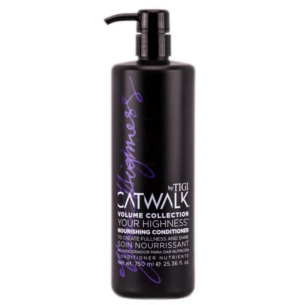 Tigi Catwalk Your Highness Nourishing Conditioner bottle on a white background