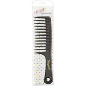 Evo Fabuloso Detangling Hair Black Comb Plastic