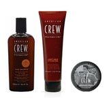 American Crew Daily Shampoo 8.4 oz & Light Hold Gel 13.1 Oz & Grooming Cream 3.0 oz.
