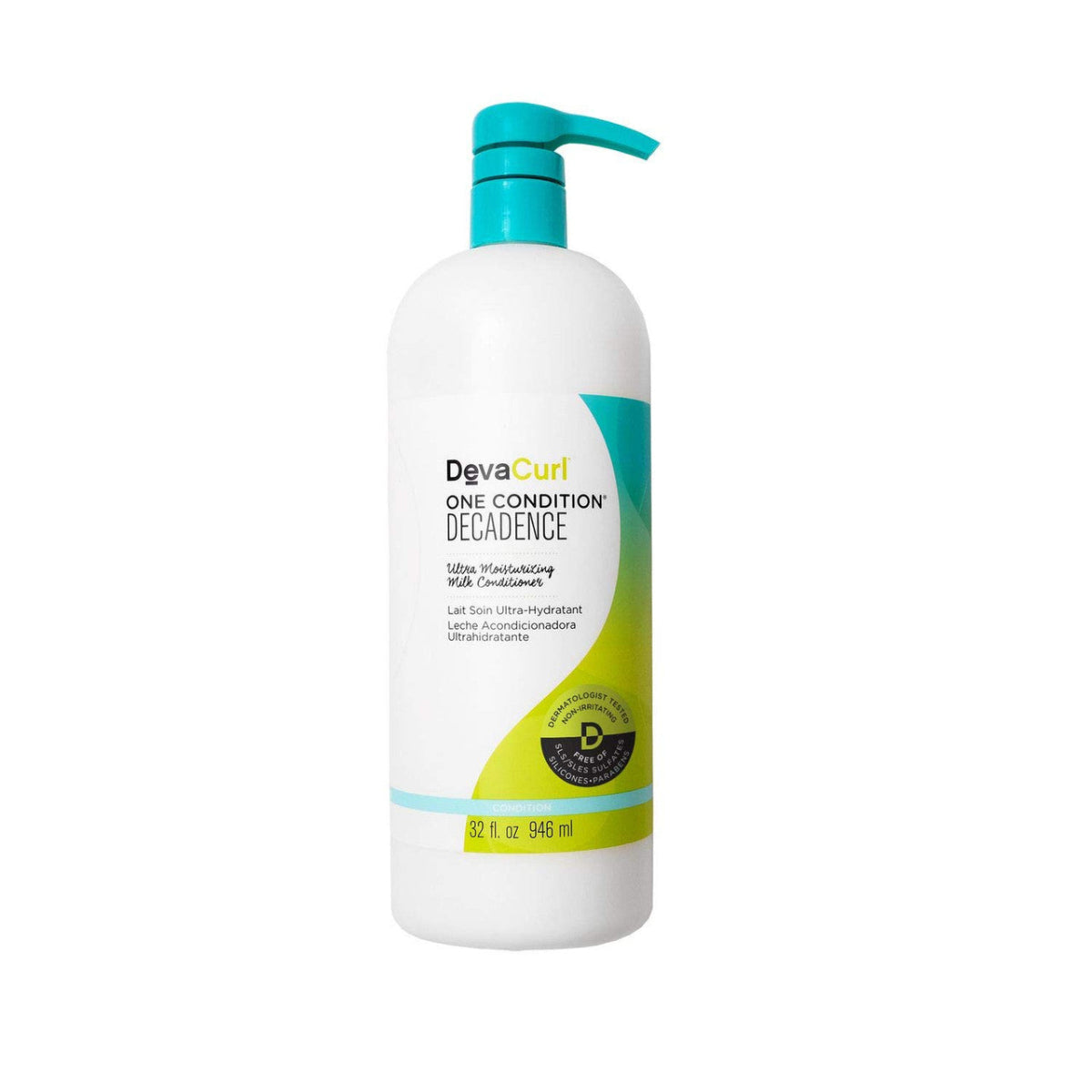 Devacurl One Condition Decadence bottle on a white background