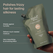 Keune So Pure Polish Shampoo Refill, Smoothing and Anti-Frizz Formula