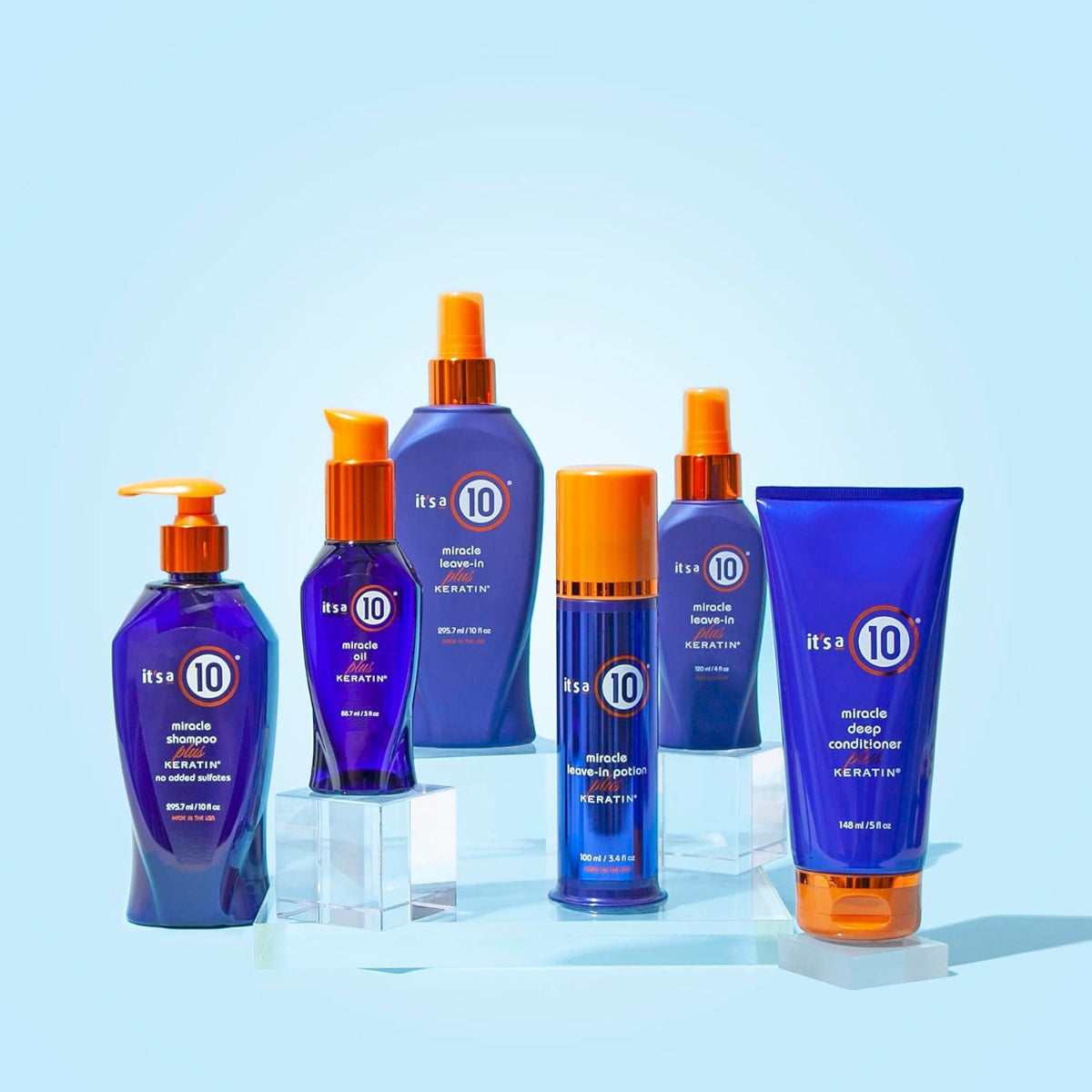 It's a 10 Miracle Oil Plus Keratin
