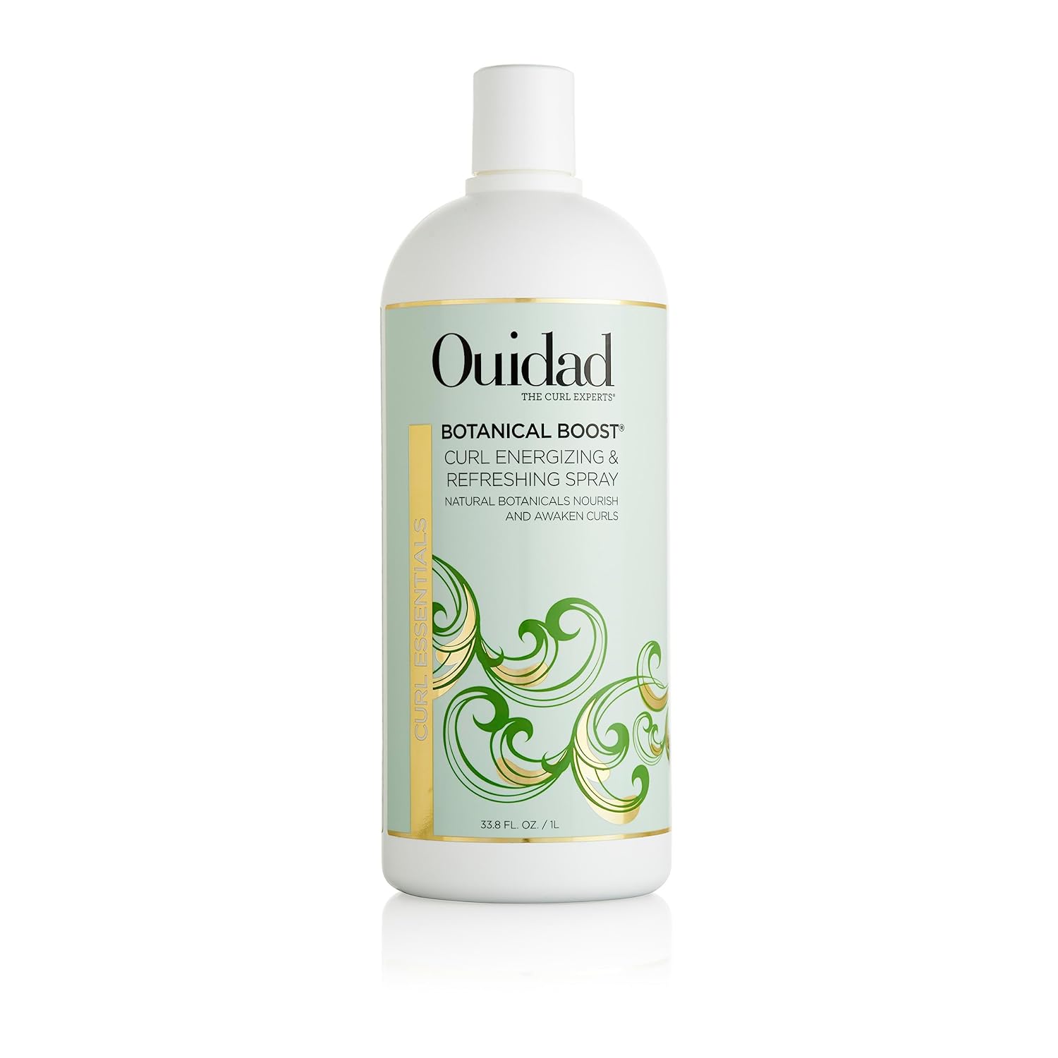 Ouidad Botanical Boost hair care product bottle on a white background