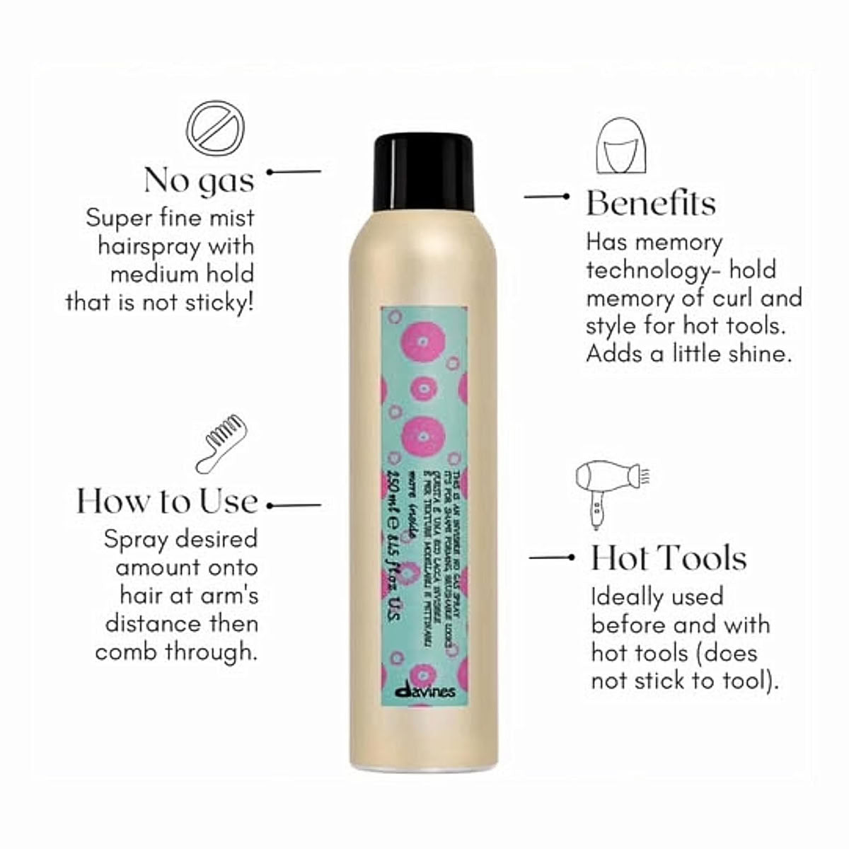 Davines More Inside This Is An Invisible No Gas Hairspray