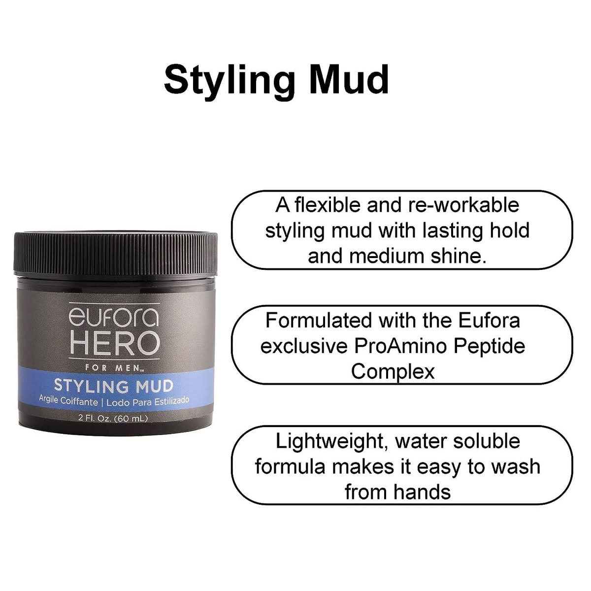 Eufora For Him Styling Mud
