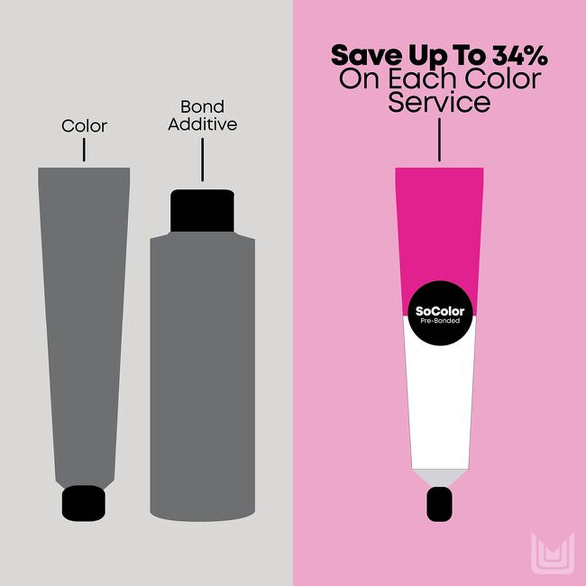 Matrix SoColor Pre-Bonded Extra Coverage Permanent Hair Color 3 Oz