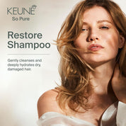 Keune So Pure Restore Shampoo Refill 13.5 Oz