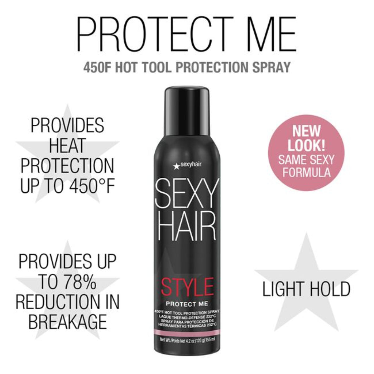 Sexy Hair Heat Protectant Spray for Hot Tools & Frizz Free Shine