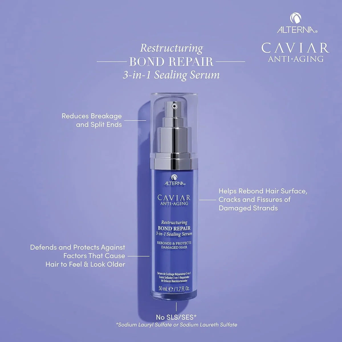 Alterna Caviar Anti-Aging Restructuring Bond Repair 3-in-1 Sealing Serum