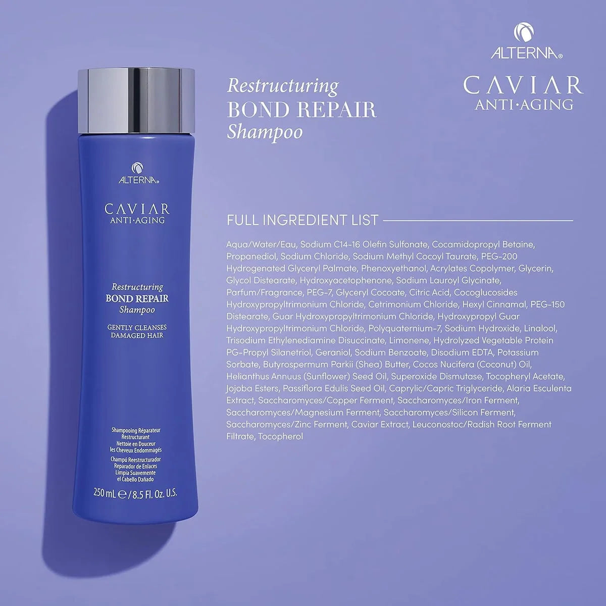 Alterna Caviar Anti-Aging Bond Repair Shampoo for Dry & Damaged Hair
