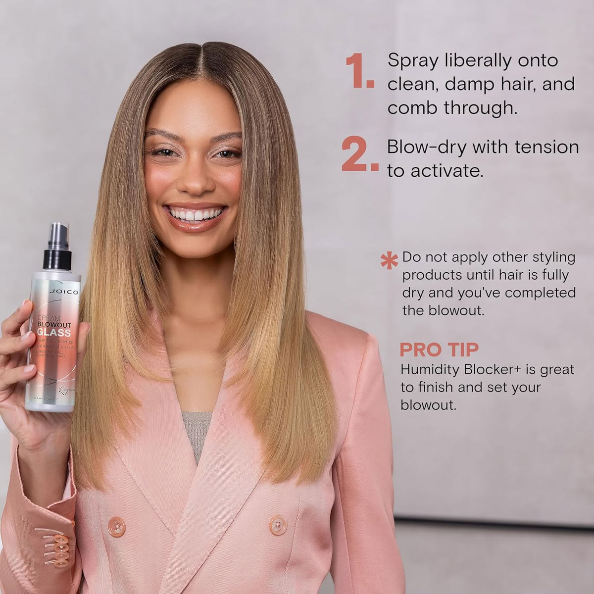 Joico Dream Blowout Glass Duo