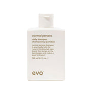Evo shampoo bottle packaging on a white background