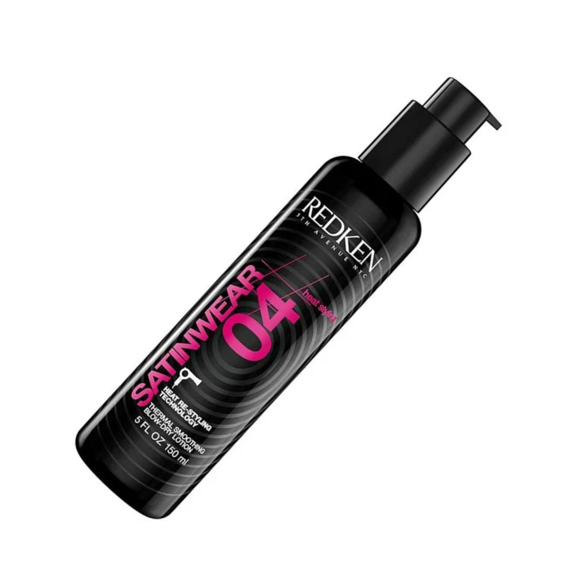 Redken Satinwear 04 hair product bottle on a white background