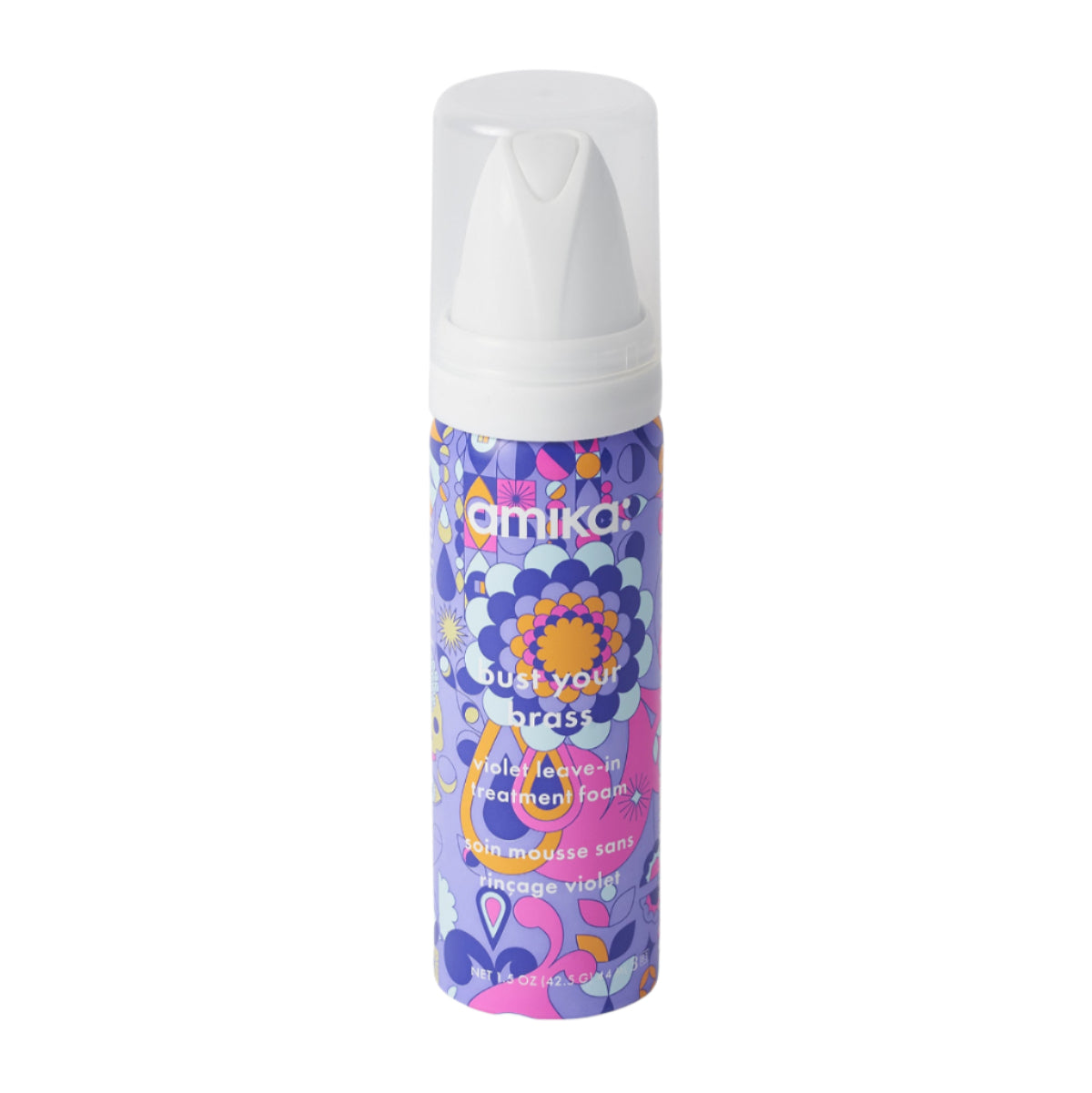 Amika Bust Your Brass Violet Leave-In Treatment Foam