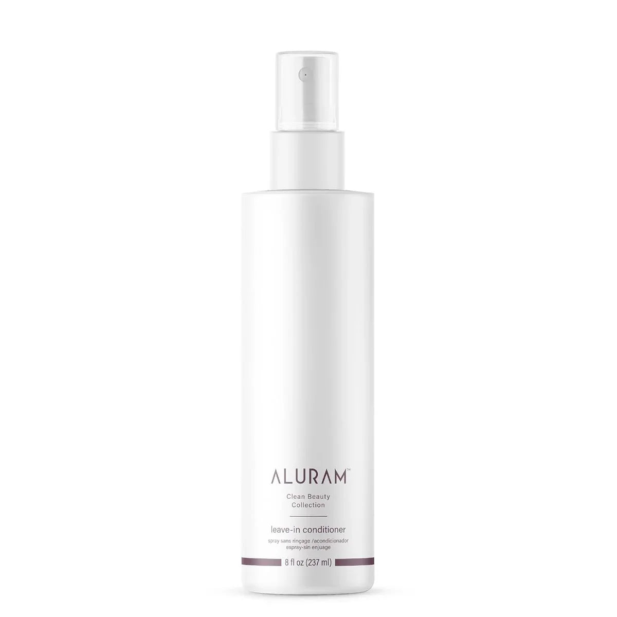 Aluram Clean Beauty Collection Leave-In Conditioner bottle on a white background