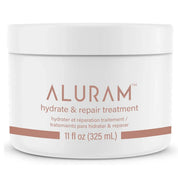 Aluram Hydrate & Repair Hair Treatment jar on a white background