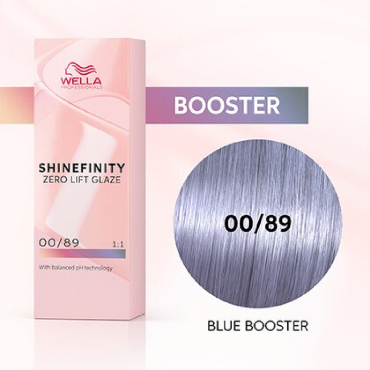 Wella Shinefinity Zero Lift Glaze Demi-Permanent 2oz & Point-Tail Plastic Comb (Bundle)