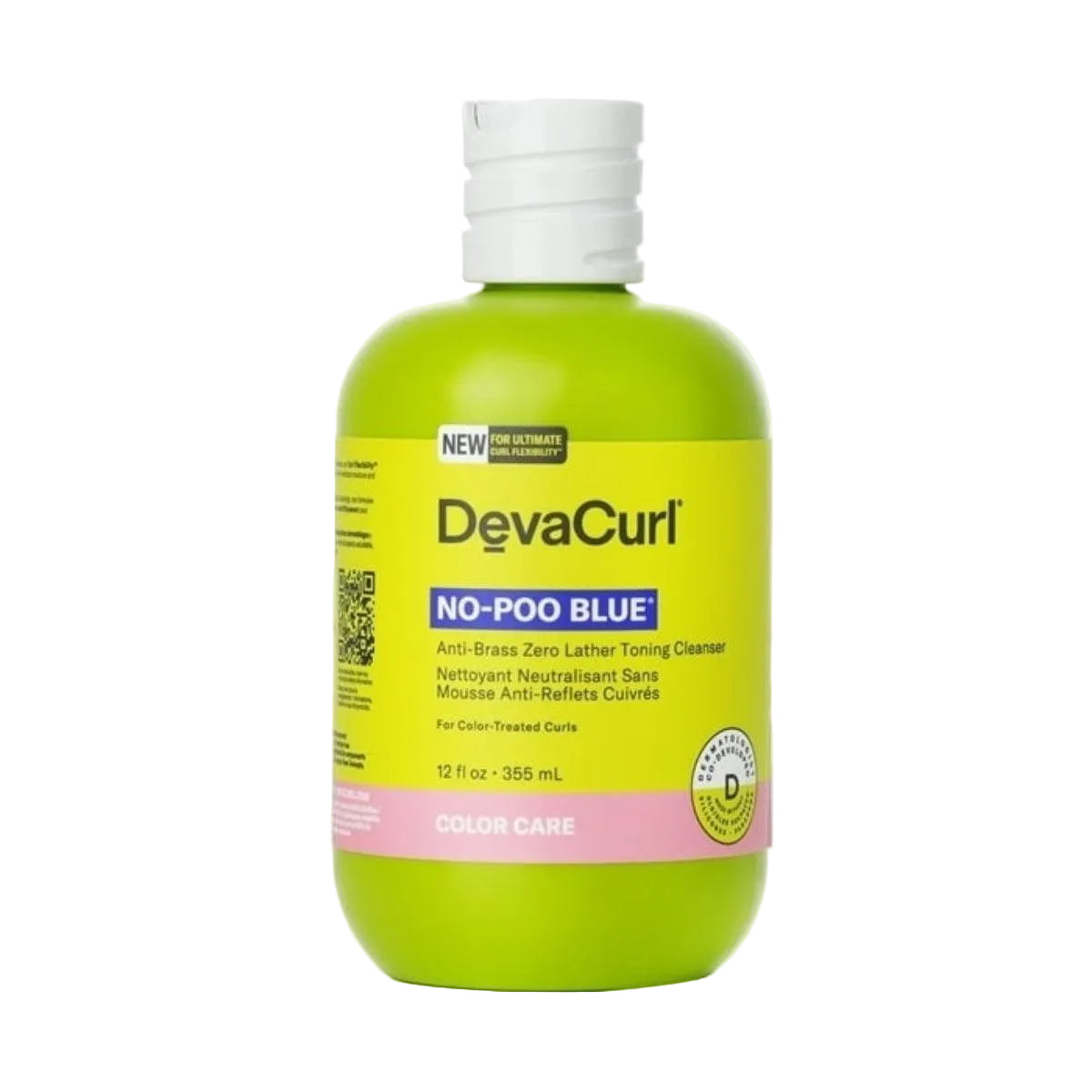 DevaCurl No-Poo Blue Anti-Brass Zero Lather Toning Cleanser - iShampoos