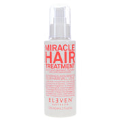 Bottle of Eleven Australia Miracle Hair Treatment on a white background