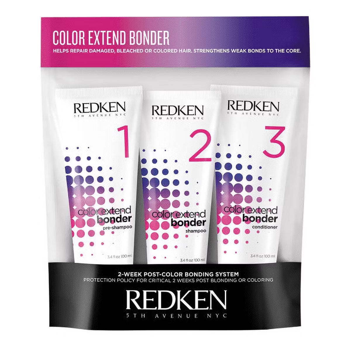 Redken Color Extend Bonder product set packaging on a white background