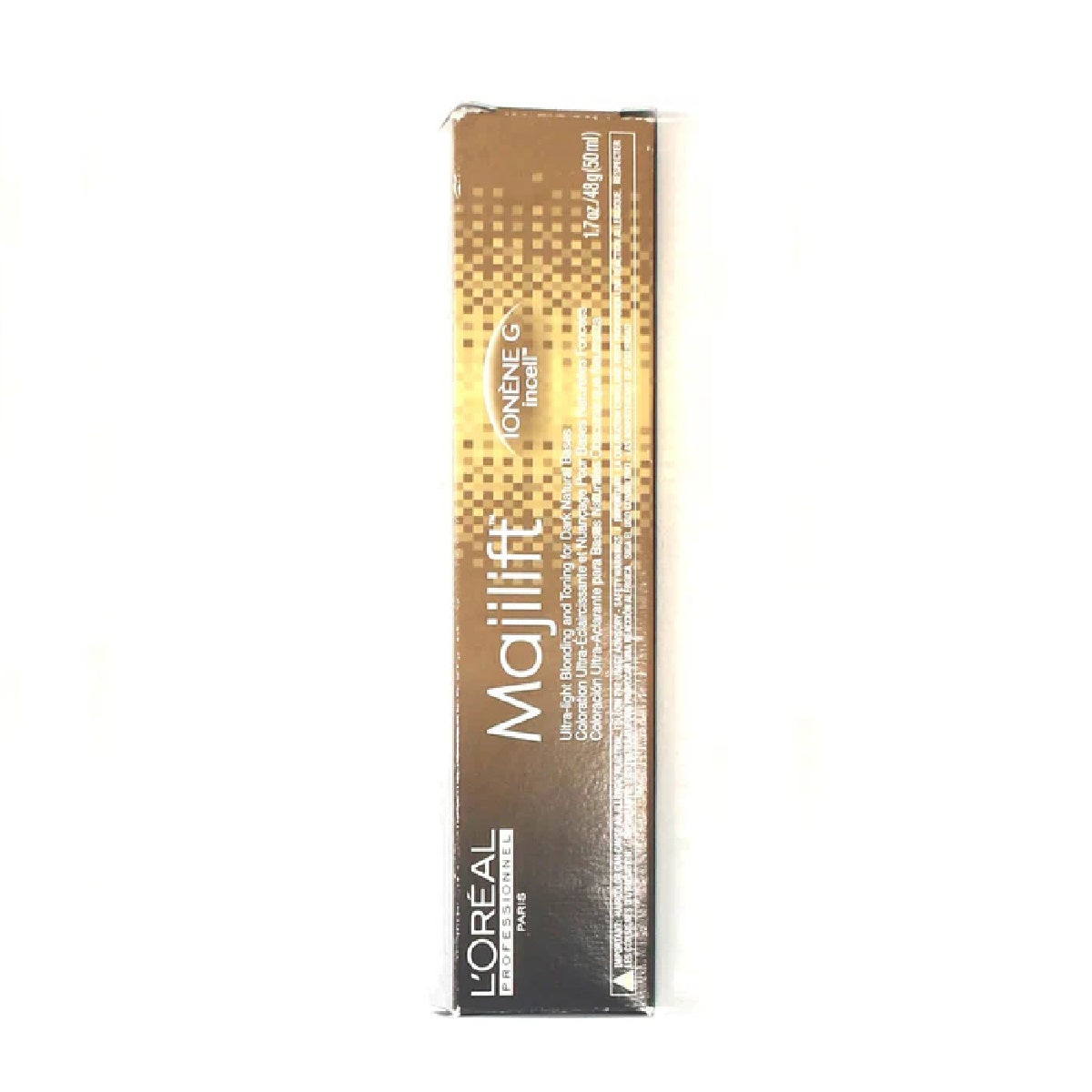 L'Oreal Majilift hair care product packaging on a white background