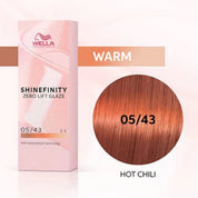 Wella Shinefinity Zero Lift Glaze Demi-Permanent 2oz & Point-Tail Plastic Comb (Bundle)
