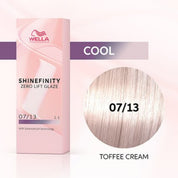 Wella Shinefinity Zero Lift Glaze Demi-Permanent 2oz & Point-Tail Plastic Comb (Bundle)