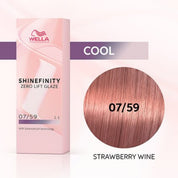 Wella Shinefinity Zero Lift Glaze Demi-Permanent 2oz & Point-Tail Plastic Comb (Bundle)