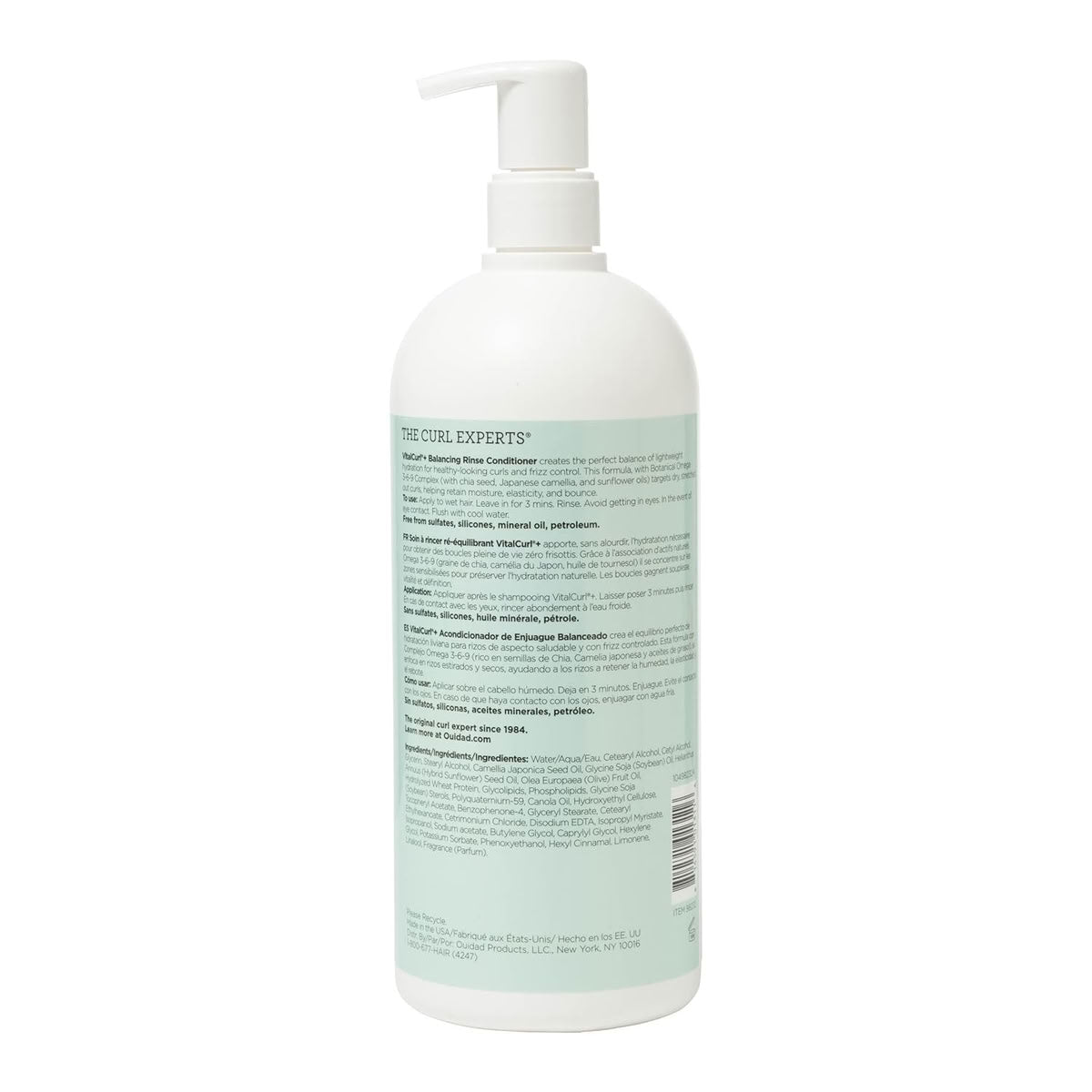 Ouidad VitalCurl+ Balancing Rinse Conditioner