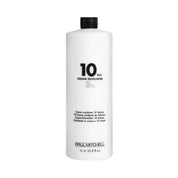 Bottle of Paul Mitchell 10 Volume Cream Developer on a white background