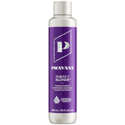 Pravana Perfect Blonde shampoo bottle on a white background