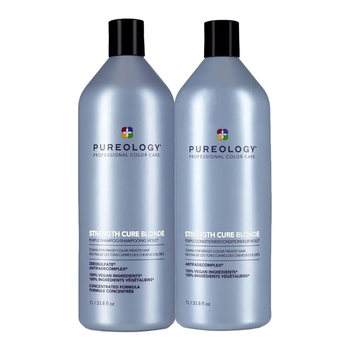 Pureology Strength Cure Best Blonde Shampoo and Conditioner Liter Set