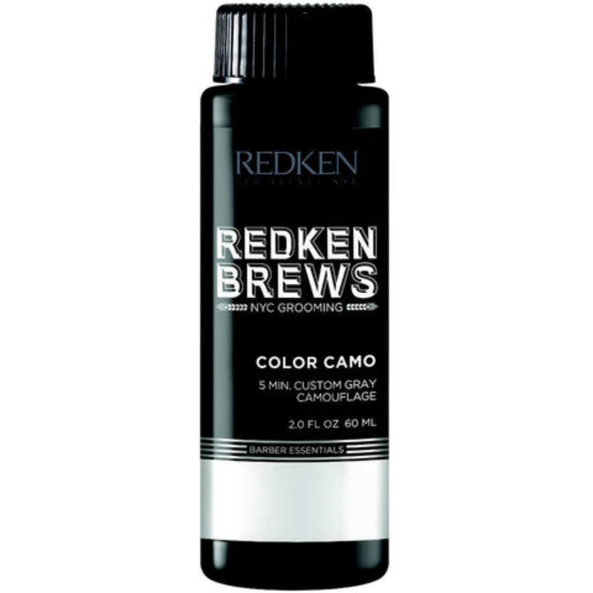 Redken Brews Color Camo hair product bottle on a white background