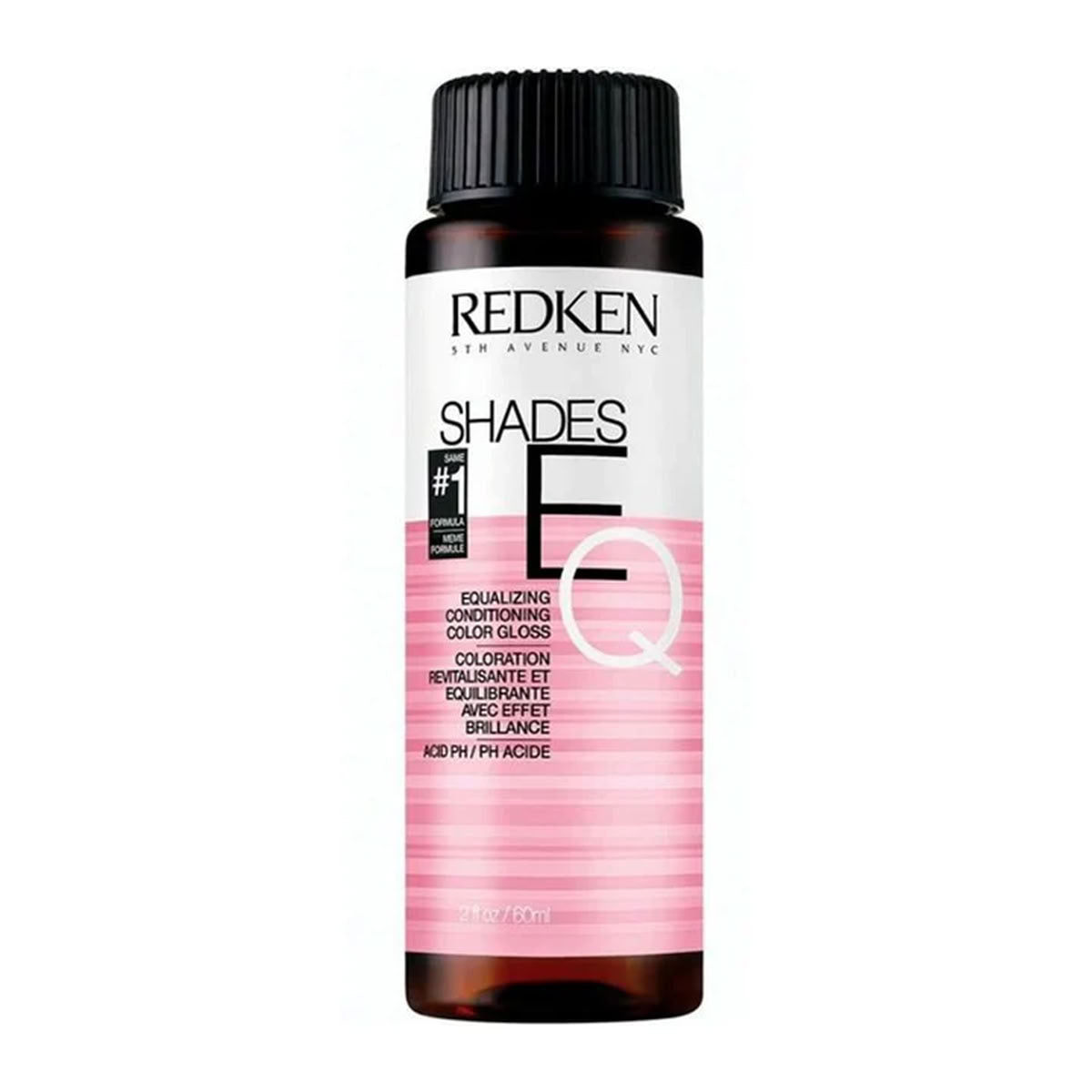 Redken Shades EQ hair color bottle on a white background