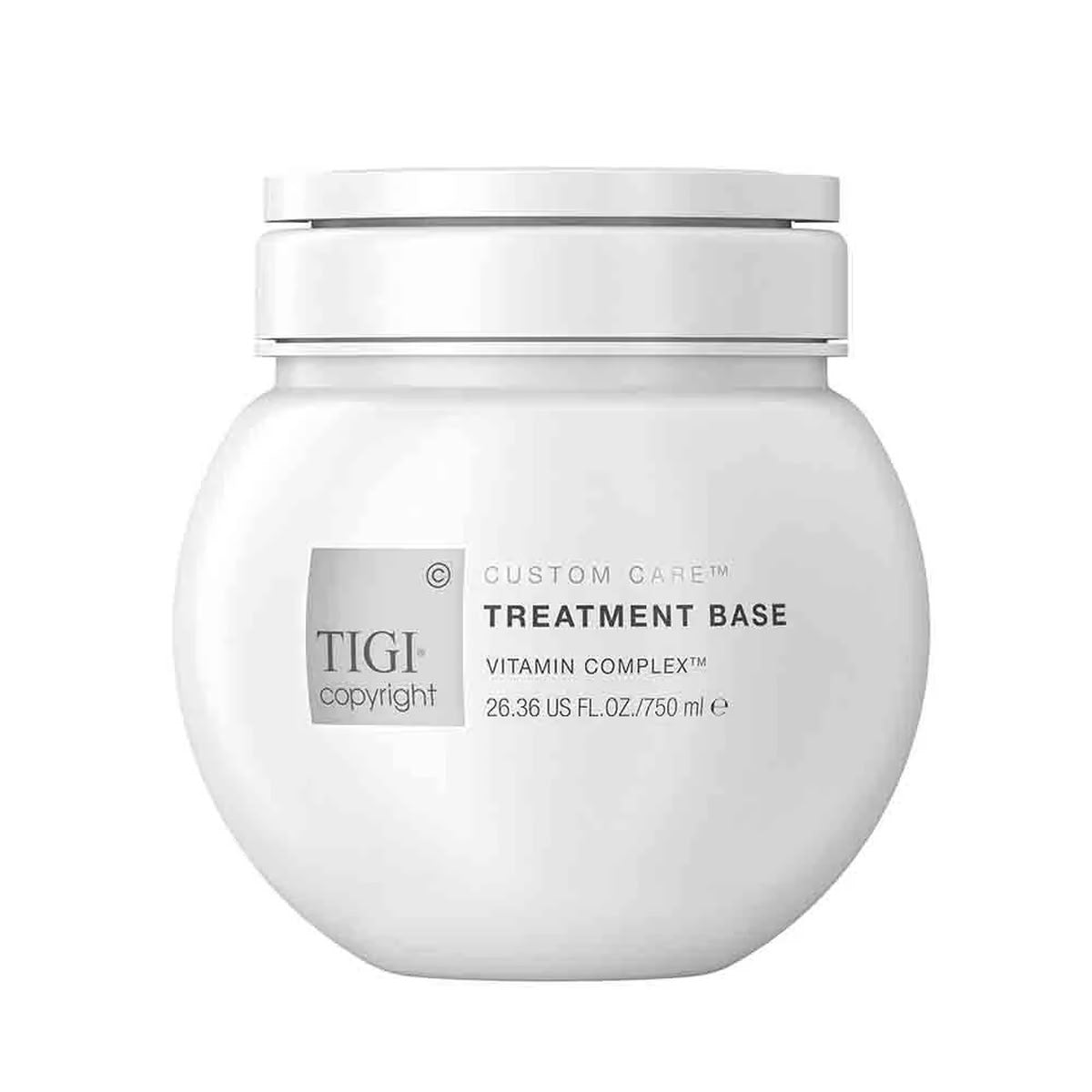 TIGI Treatment Base jar on a white background