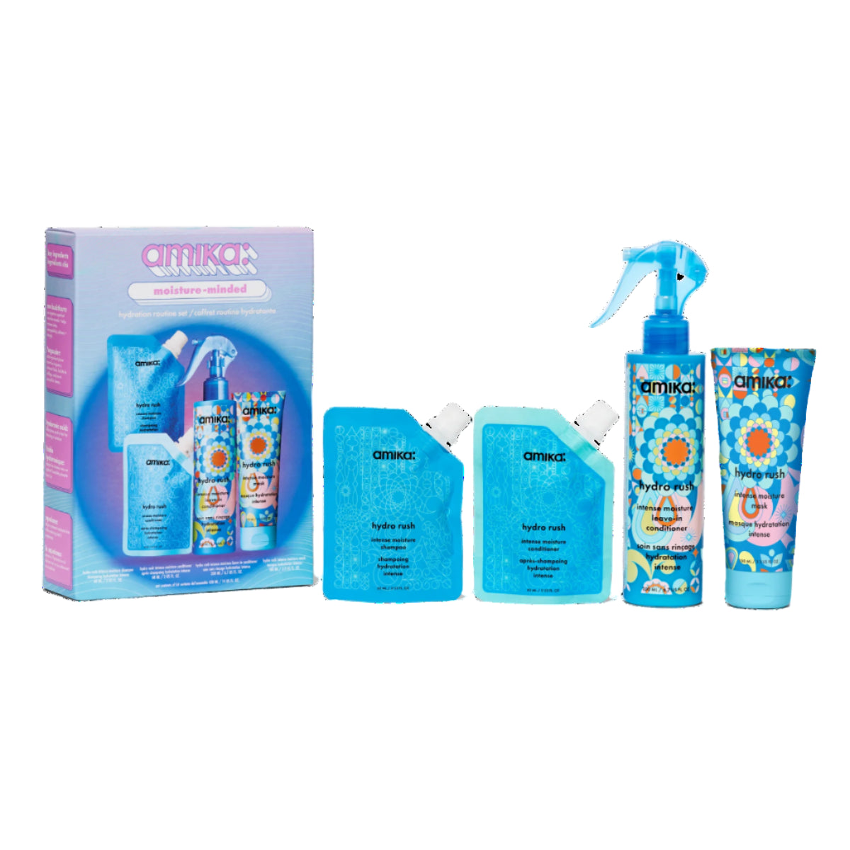 The Amika Moisture-Minded Hydration Routine Set