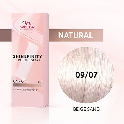 Wella Shinefinity Zero Lift Glaze Demi-Permanent 2oz & Point-Tail Plastic Comb (Bundle)