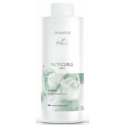 Wella Nutricurls shampoo bottle on a white background