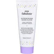 Evo Fabuloso Platinum Blonde conditioner tube on a white background