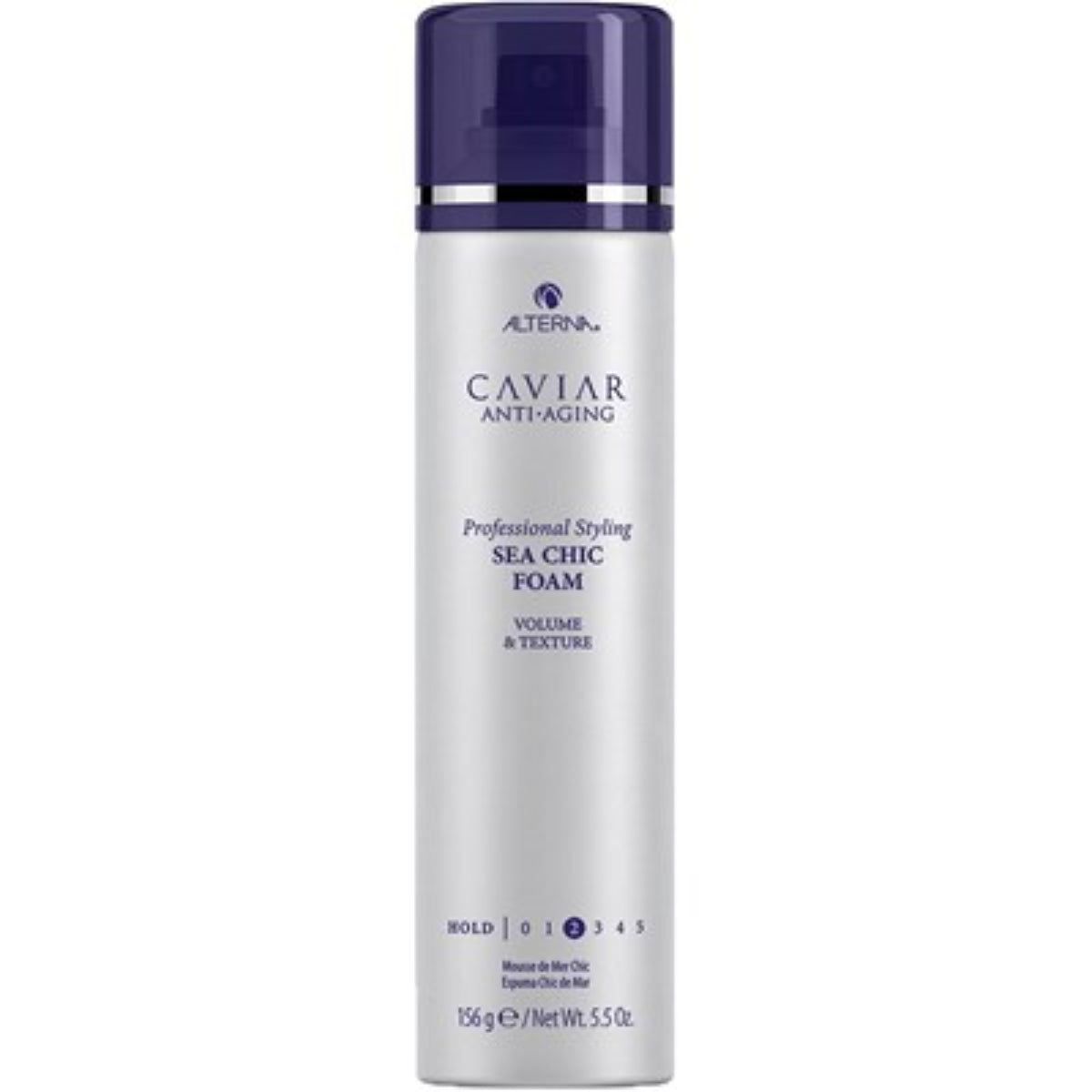 Caviar Anti-Aging Sea Chic Foam bottle on a white background