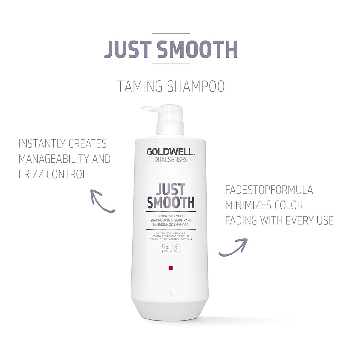 Goldwell Dualsenses Just Smooth Taming Shampoo & Conditioner Duo