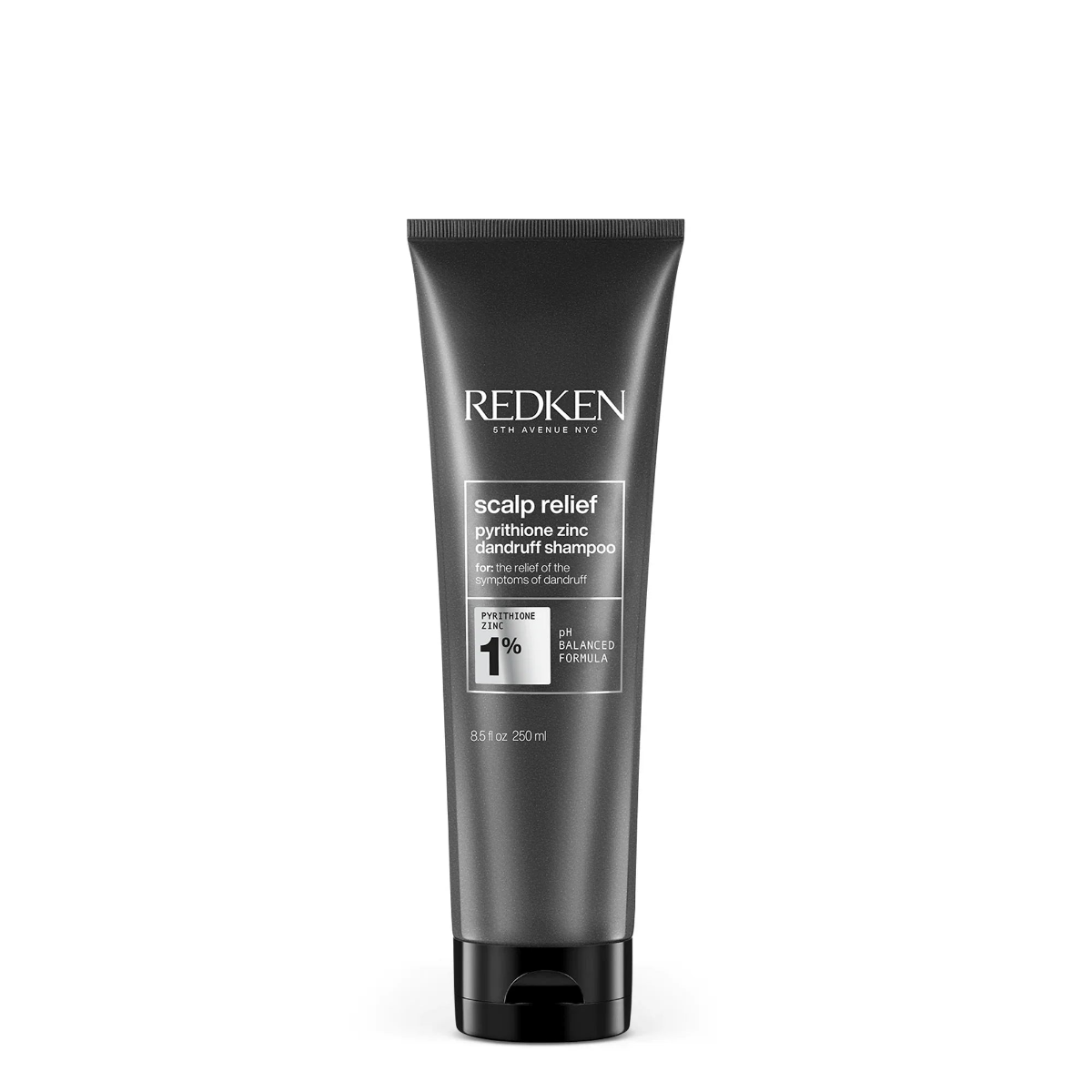 Redken Scalp Relief shampoo bottle on a white background