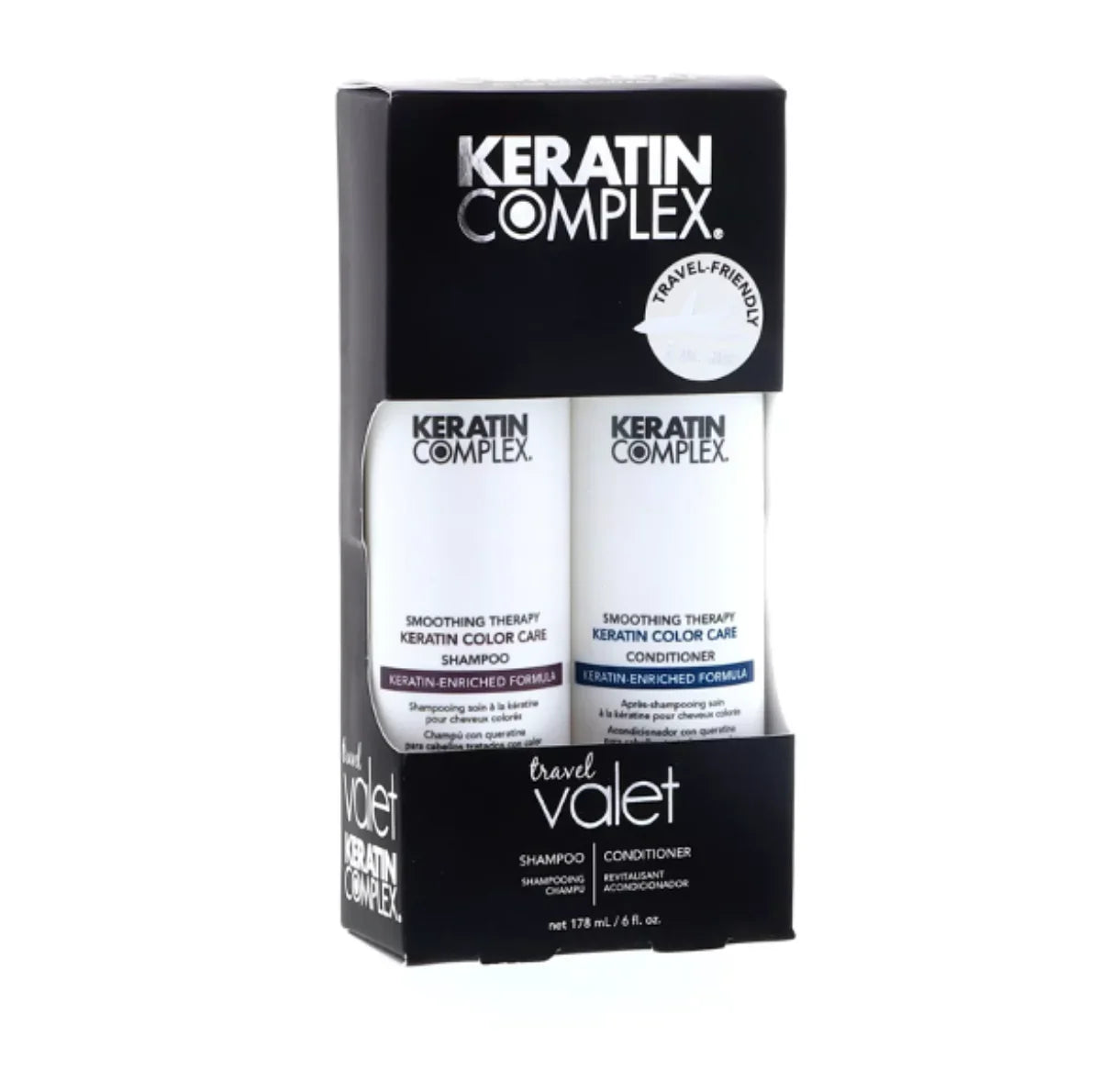 Keratin Complex Color Care Travel Valet Shampoo & Conditioner Set