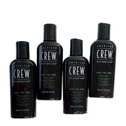 American Crew 3-in-1 Tea Tree Shampoo, Conditioner & Body Wash 4 Pack