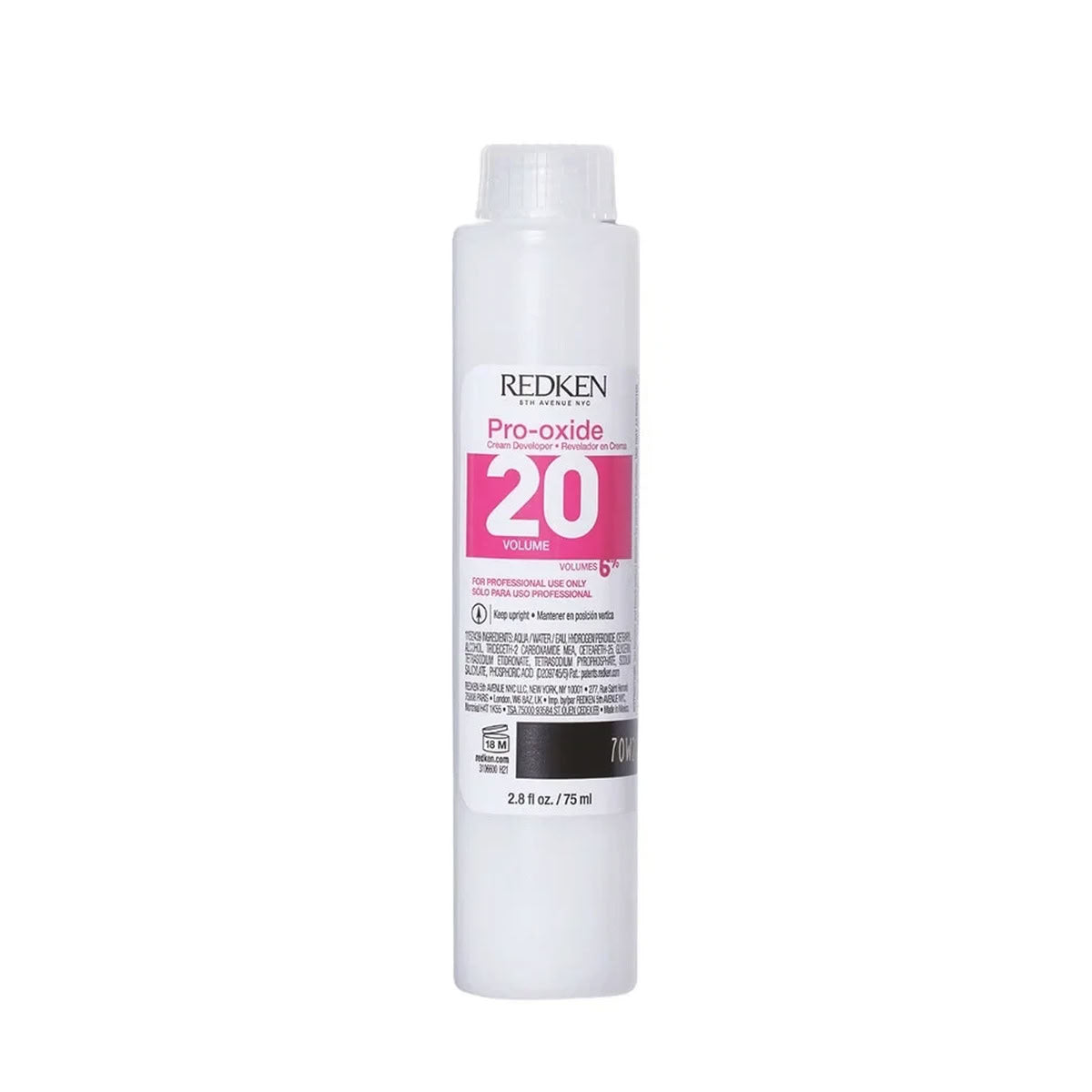 Redken Pro-Oxide hair product on a white background